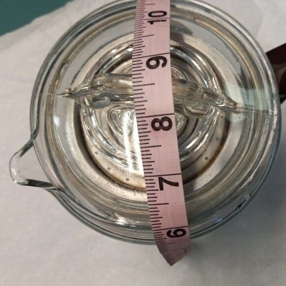 Vintage Pyrex Flameware/Bakelite Handle Coffee Pot 78248 Cottagecore Grandmacore - Picture 8 of 13